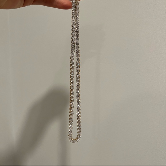 NEW Diamonique Sterling Silver Tennis Necklaces - Picture 4 of 7